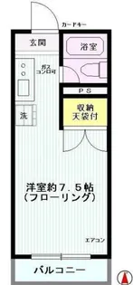 東京都日野市日野本町2【マンション】の間取り