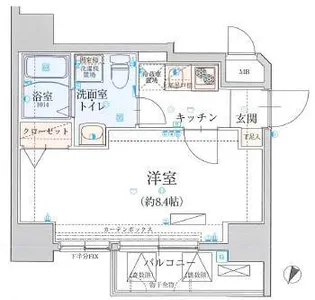 リヴシティ一番町【10階】の間取り