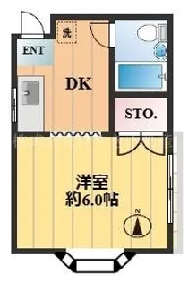 サニーハイム【2階】の間取り