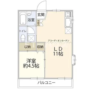 メゾンブランシュ【2階】の間取り