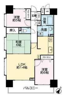 ジェネラス南柏駅前【3階】の間取り