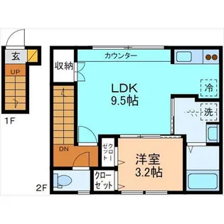 CoCoCara【2階】の間取り