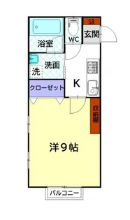 APARTMENT BE【1階】の間取り