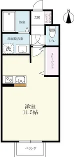 トレゾール神園【2階】の間取り