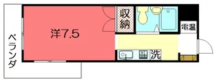 ハイム浄土寺80【1階】の間取り