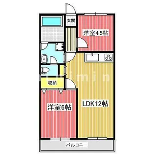 協和コーポ【3階】の間取り
