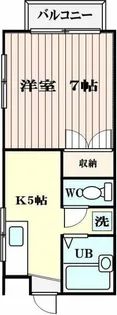 ホワイトハイツ渡辺【2階】の間取り