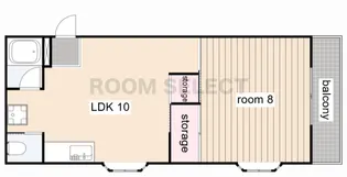 白竜荘【2階】の間取り