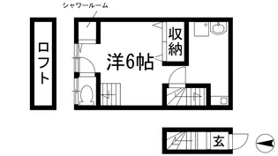 滝山アパート【2階】の間取り