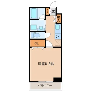 フレンドリー壱番館【4階】の間取り