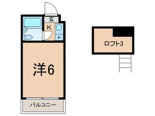 アーバハイツ若林【2階】の間取り