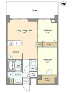 URBANLINK護国寺【1階】の間取り