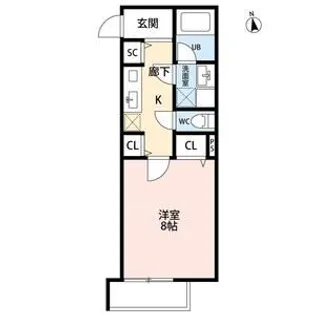 T-レジデンス【2階】の間取り