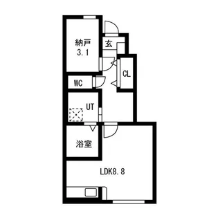NJ HOUSE 花楯【1階】の間取り
