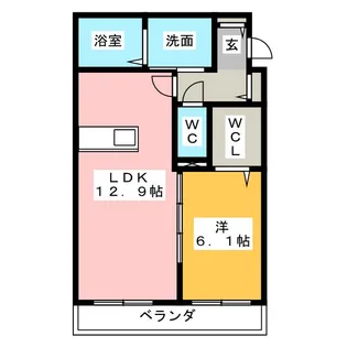 エイトスクエア【1階】の間取り