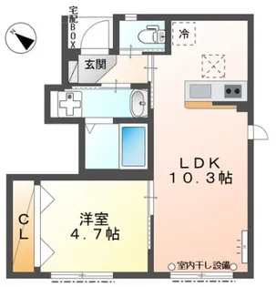 ATB天谷【1階】の間取り