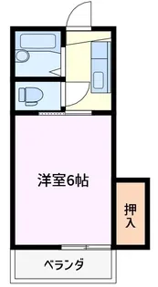 ヴェール北千住【1階】の間取り
