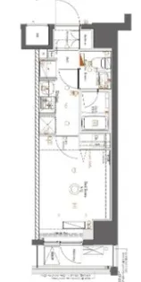 AZEST四つ木【10階】の間取り