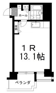 南大通4マンション【8階】の間取り