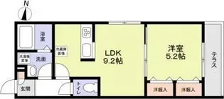 LUGEND大宮【1階】の間取り