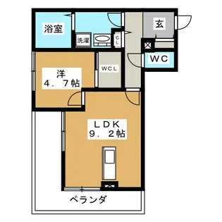 コンフォートE.D.M【3階】の間取り