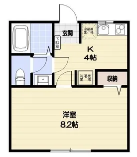 フォレストハウス八千代【1階】の間取り