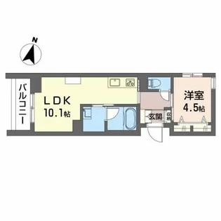 グローレン柏木【2階】の間取り