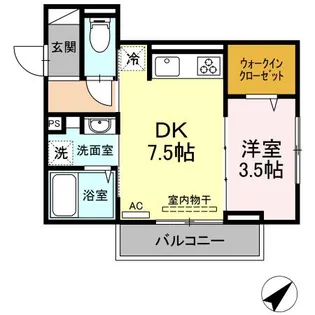 Fika 長楽寺【2階】の間取り