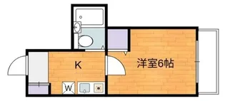 シャトレ武蔵野【1階】の間取り