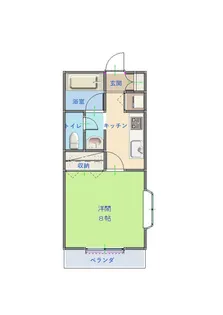 メゾンドソフィア月出【1階】の間取り