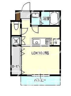 ウィステリアIII【2階】の間取り