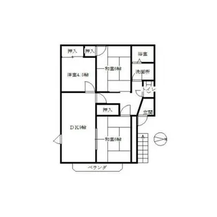 メゾン黒田A【1階】の間取り