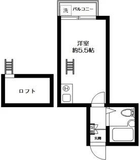 LP滝野川【1階】の間取り