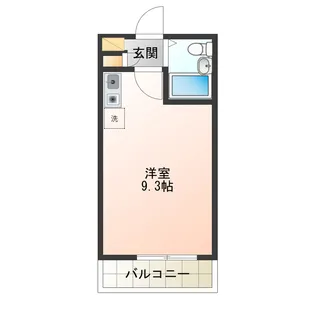 朝日プラザエザース山形中央II【3階】の間取り