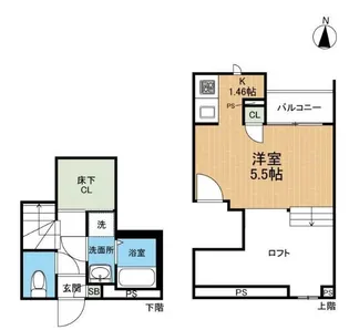 CB南熊本トルテ【2階】の間取り