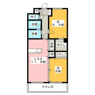 ノイエスレーベン本郷【3階】の間取り