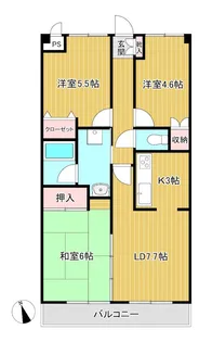 ファミーユ豊玉II【3階】の間取り