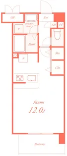 レ シルフィード【1階】の間取り
