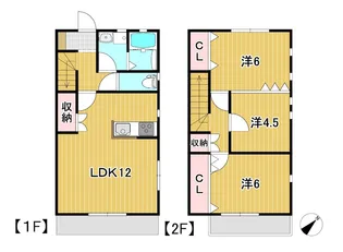 メゾネット助川Iの間取り