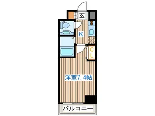 HF愛宕橋レジデンス【9階】の間取り