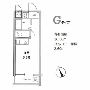メゾン・ドール氷川台【4階】の間取り