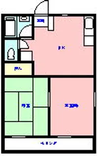 ルミネ幕張【1階】の間取り