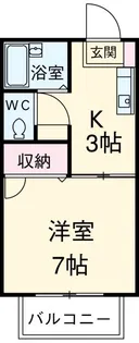 ディアス静【1階】の間取り