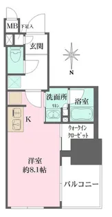 ルフォンプログレ元浅草マークス【15階】の間取り