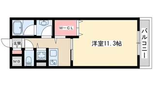 アルシェ垂水【7階】の間取り