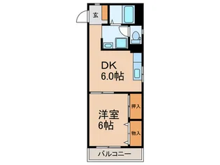 サンライズ城が山【2階】の間取り