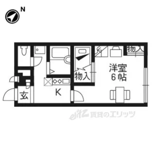 レオパレス一休寺道【1階】の間取り