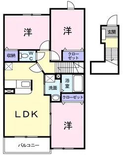 カーラ【2階】の間取り