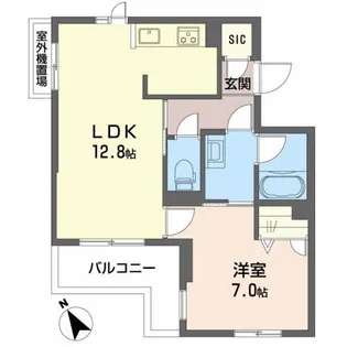 シャーメゾン ジョワイユ【1階】の間取り
