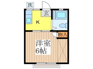 恵林 ハイツ【2階】の間取り